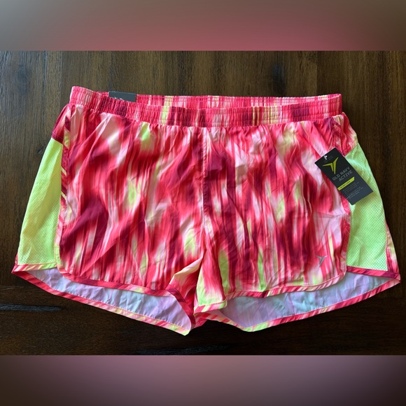 Old Navy Active Pink and Yellow Shorts- size Large - Picture 1 of 5